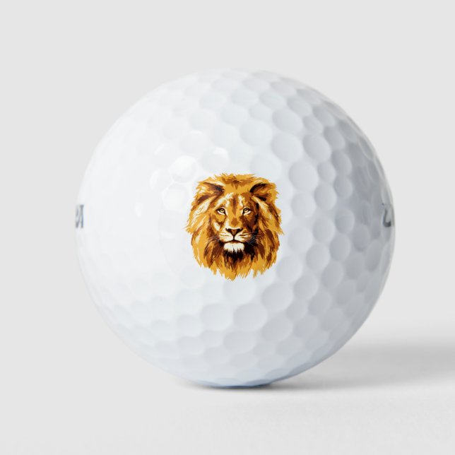 Balles De Golf Face de lion (Devant)