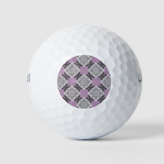 Balles De Golf Faded Circle Grid par Kenneth Yoncich (Devant)