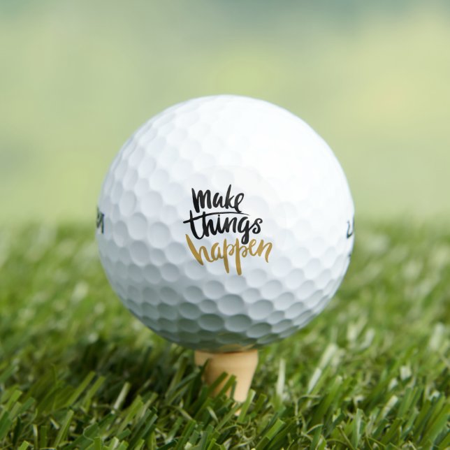 Balles De Golf Faire avancer les choses (T-shirt Insitu)