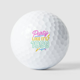 Balles De Golf Faire la fête comme si c'était 1999®™ – Tension né