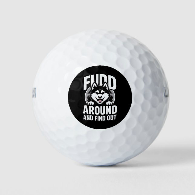 Balles De Golf Faire le fou et découvrir (Devant)