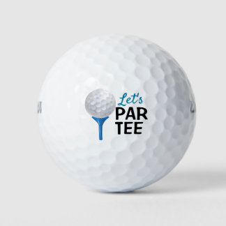 Balles De Golf Faisons PAR TEE Golf Balls