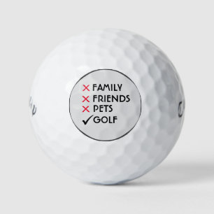Balles De Golf Famille amis Animaux de golf Humour
