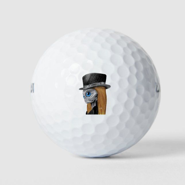 Balles De Golf Fancy Alien hybride (Devant)