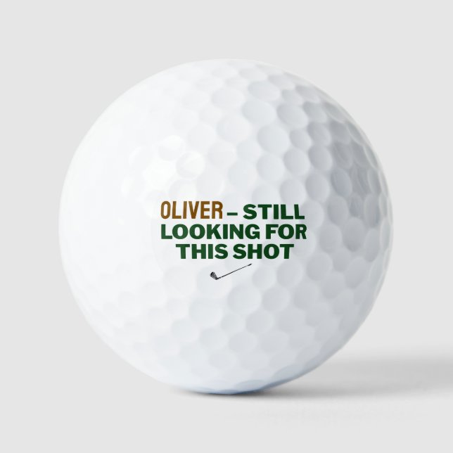 Balles De Golf Fathers Day Golf Dad Still Looking Design (Recto)