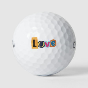 Balles De Golf Faveur de mariage romantique lettrage de scrapbook