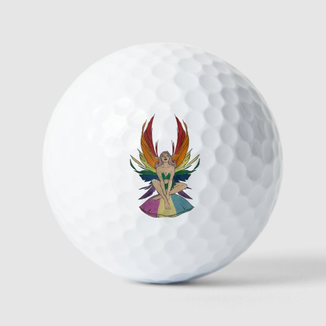 Balles De Golf Fée pansexuelle (Recto)