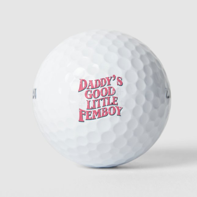 Balles De Golf Femoby, le Gay pride LGBT de Daddy's Good Little F (Devant)