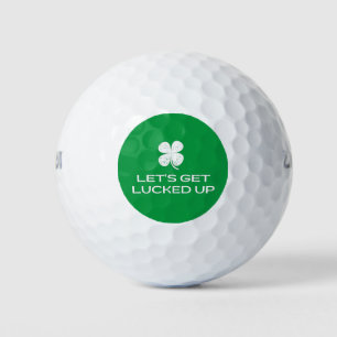 Balles De Golf Fête de la Saint-Patrick, laissons-nous chanceler
