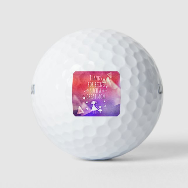 Balles De Golf Fête des mères! (Devant)