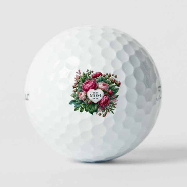 Balles De Golf Fête des Mères Meilleure Maman Ever  (Recto)