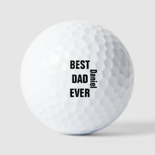 Balles De Golf Fête des pères Anniversaire Meilleur Père Jamais N