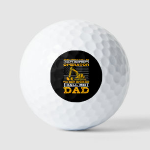 Balles De Golf Fête des pères Da de l'excavateur de l'exploitant