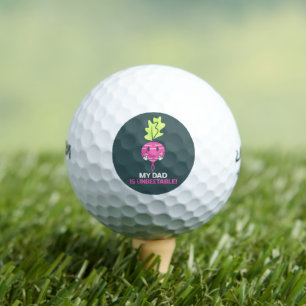 Balles De Golf Fête des pères drôle anniversaire papa jeu de mots