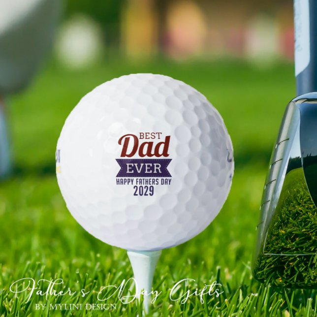 Balles De Golf Fête des pères du meilleur papa (Créateur téléchargé)