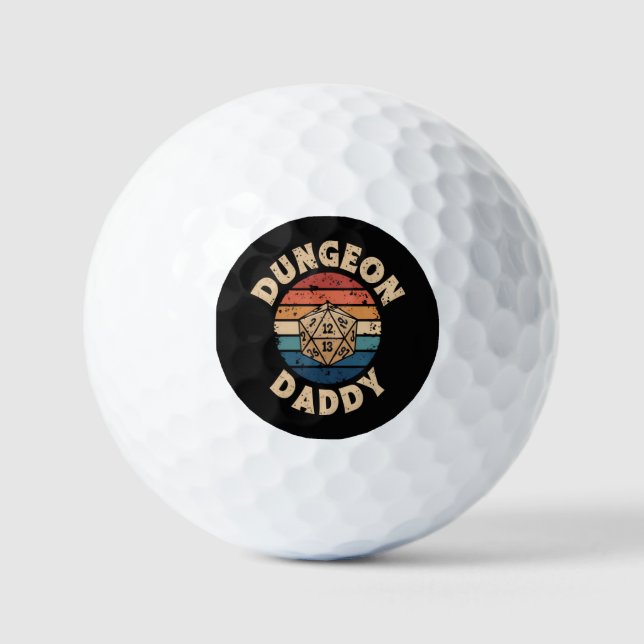 Balles De Golf Fête des Pères Dungeon Daddy (Recto)