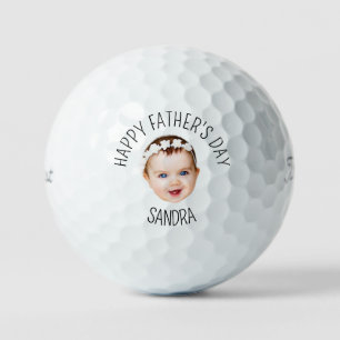 Balles De Golf Fête des pères Portrait bébé Nouveau papa Faire-pa