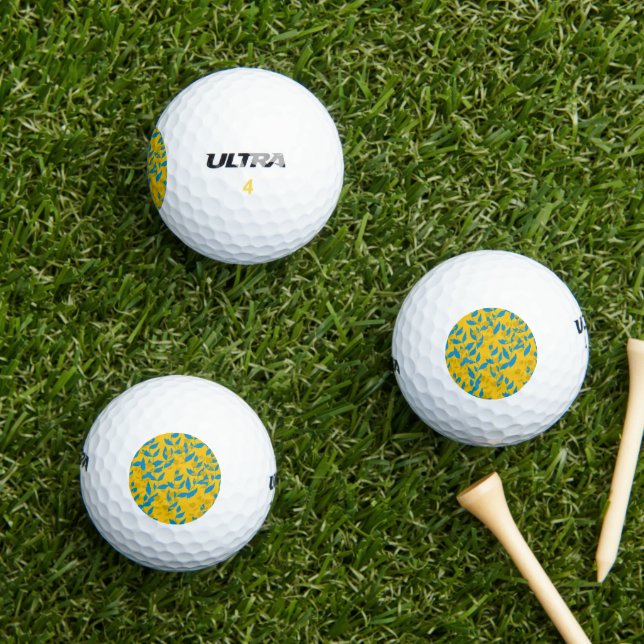 Balles De Golf feuille (Herbe in situ)
