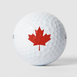 Balles De Golf Feuille d'érable canadienne