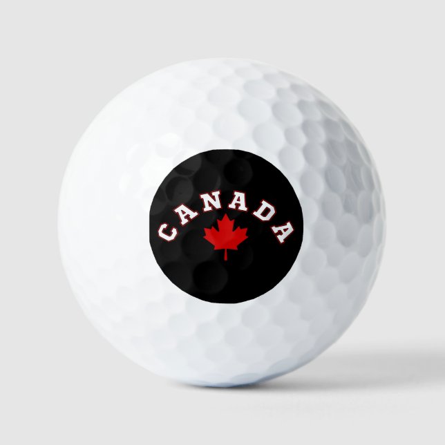 Balles De Golf Feuille d'érable du Canada (Recto)
