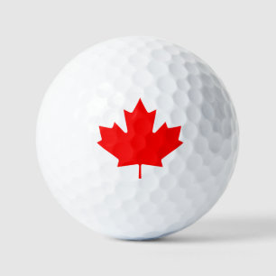 Balles De Golf Feuille d'érable rouge du Canada