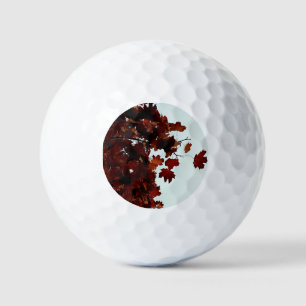 Balles De Golf feuilles Brown