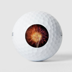Balles De Golf Feux d'artifice Rouges, Blancs et Bleus I Patrioti