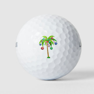 Balles De Golf Feux de Noël palmier hawaii plage tropicale x