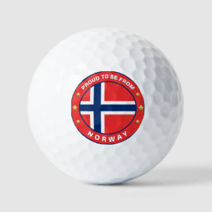 Balles De Golf Fier d'être de Norvège