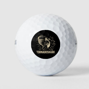 Balles De Golf Fierce requin tornade conception d'art pour viral