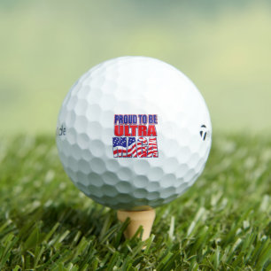 Balles De Golf Fière de soutenir Trump
