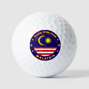 Balles De Golf Fière D'Être De Malaisie