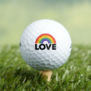 Balles De Golf Fierté Amour est Amour Égalité Gay Arc-en-ciel LGB
