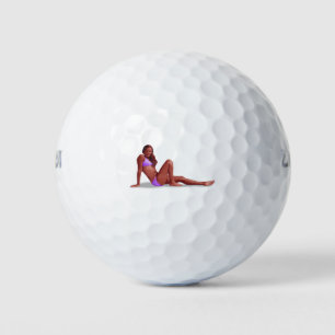 Balles De Golf Fille en Bikini