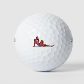 Balles De Golf Fille en Bikini