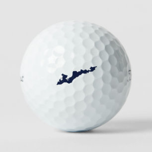 Balles De Golf Fishers Island Classic Logo Golf Balls - Blue