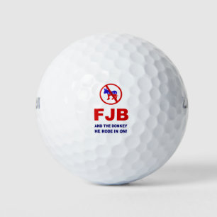 Balles De Golf FJB et l'âne sur lequel il est entré !