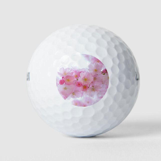 Balles De Golf Fleur japonaise de cerisier (Devant)