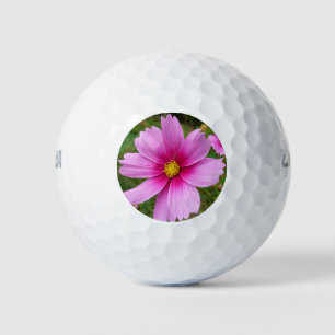 Balles De Golf Fleur sauvage de fleurs Cosmos roses