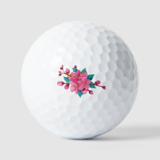 Balles De Golf Floraison de Sakura