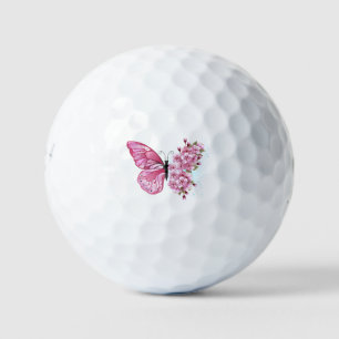 Balles De Golf Flower Butterfly