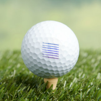Balles De Golf Fluide Musique rose violet bleu