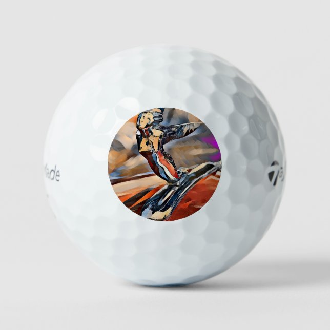 Balles De Golf Flying Lady Golf Ball (Recto)