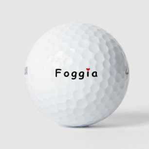 Balles De Golf Foggia Italie, j'aime Foggia