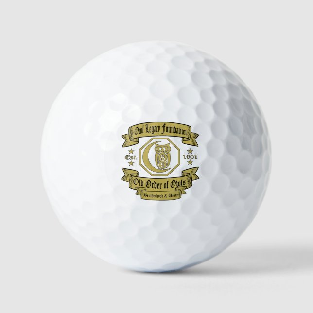 Balles De Golf Fondation Owl Legacy Golf Ba (Recto)