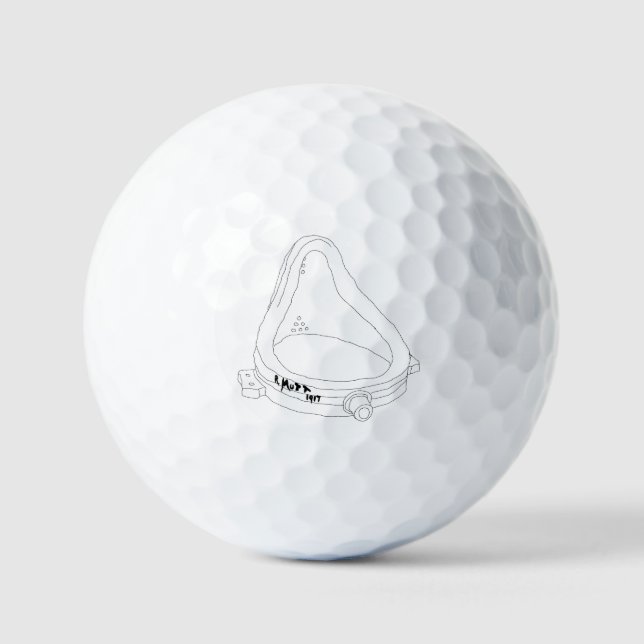 Balles De Golf Fontaine de Marcel Duchamp R.Mutt 1917 (Recto)