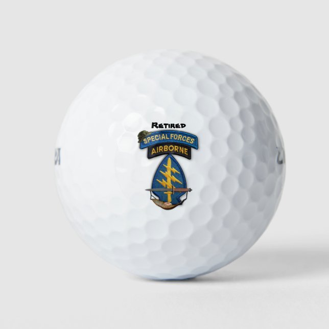 Balles De Golf Forces spéciales Green Berets sf sfg sf patch (Devant)
