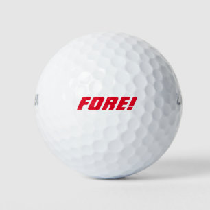 BALLES DE GOLF FORE !