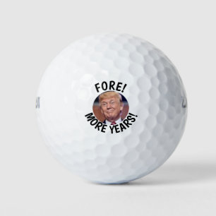 Balles De Golf Fore ! (Quatre) Encore Des Années ! Funny Trump Go