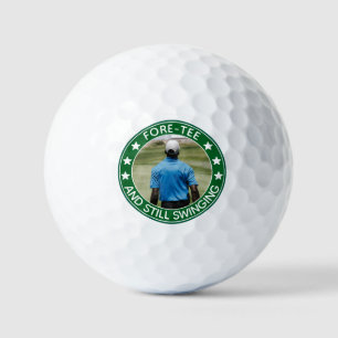 Balles De Golf Fore-tee toujours swing personnalisé 40e anniversa